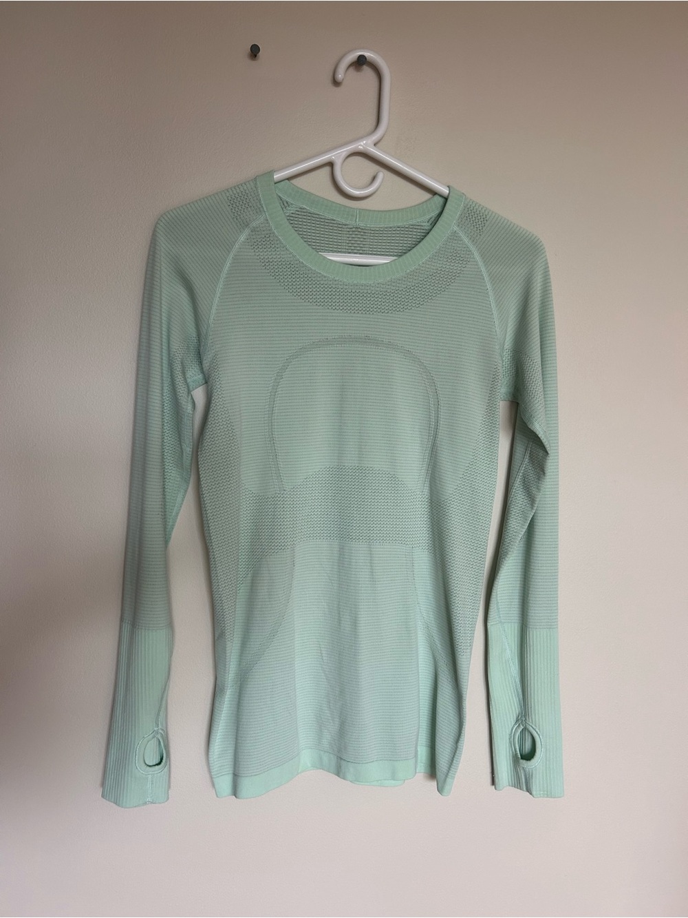 Lululemon Mint-Blue Athletic Long-Sleeve